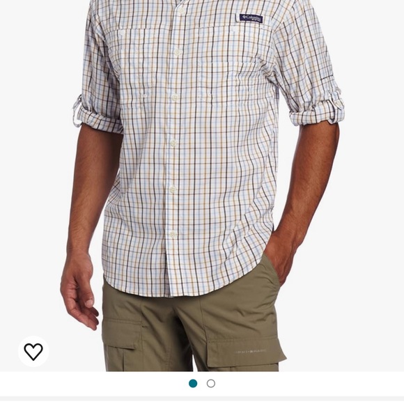 Columbia Super Tamiami PFG Omni Shade outdoor sports shirt, size XL. SPF 40 VGUC - Picture 3 of 16